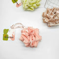 UUYP Eco-friendly Exfoliating Soft Color Matching Scrubber Bath Sponge Mesh Luffa Foam Ball Oval Fashion for Body Care