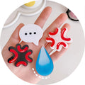 Wholesale Acrylic Stickers Kawaii Flatback Beads Cabochons Water Annoyed Sign DIY Accessories