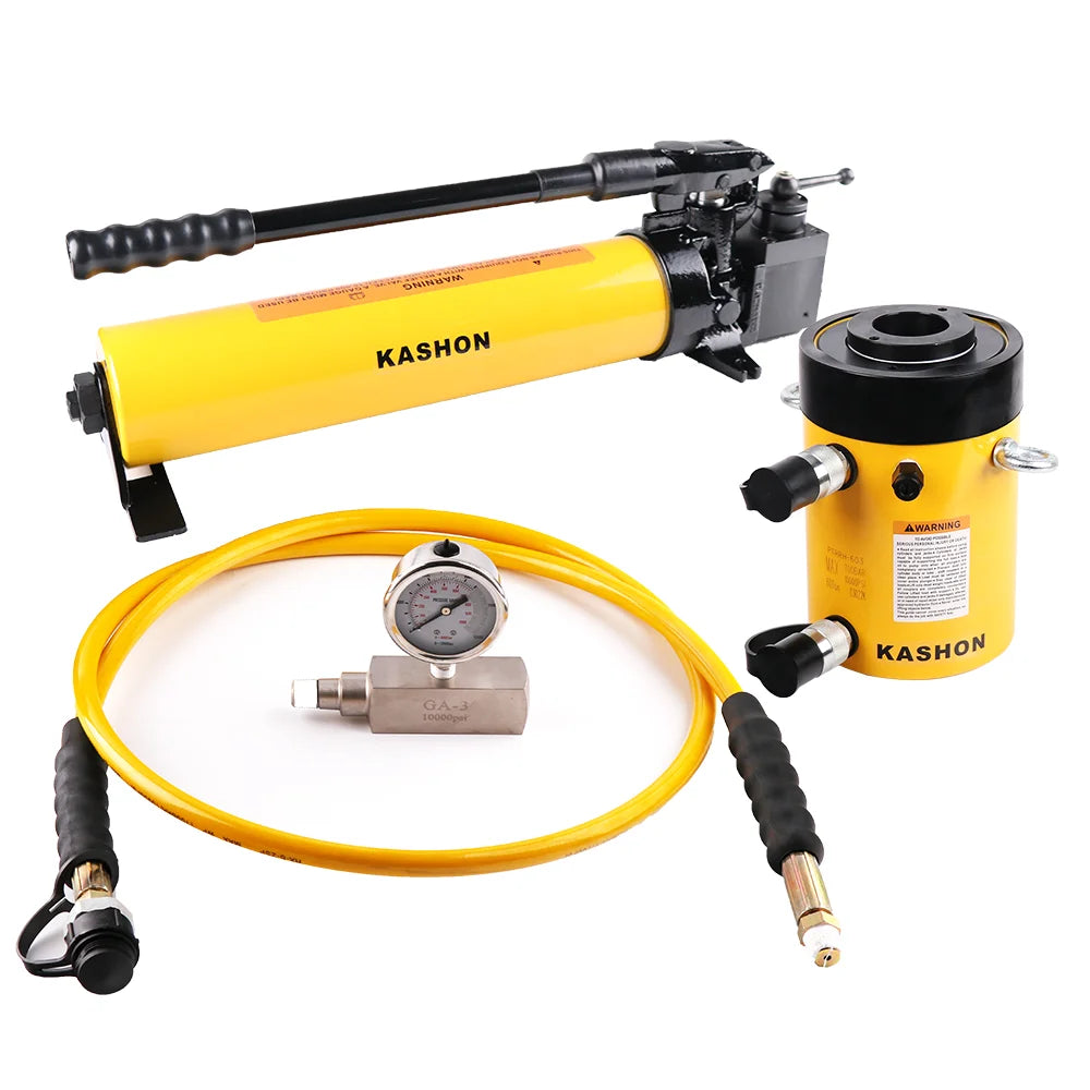 KS-RRH-603 Enerpac Equivalent 60 Ton Double Acting Center Hole Hydraulic Lifting Ram