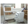Nails Salon Furniture White Modern Style Manicure Desk Nail Table with Dust Collector and Light