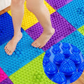 CHENGMO SPORTS Hot Sale Free Sample Cushion High Quality Toe Pressure Relaxing Acupressure Cushion Multicolor Foot Massage Pad