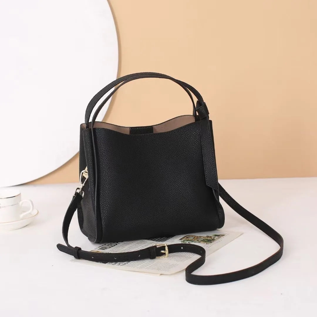 Andong Leather Handbags for Women Genuine Leather Fashion Ladies Shoulder Bags Female Crossbody Bags 9605