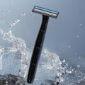 Twin Sweden Stainless Steel Blade Razor Hair Removal Shaving Disposable Razor Rubber Grip Handle