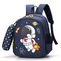 Wholesale 3d Black Small Colorful Primary Multifunctional Fun Female Character Oxford Backpack for Children