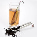 Long-Handle Stainless Steel Fine Mesh Tea Infuser Strainer Eco-Friendly Metal Hanging Diffuser for Loose Leaf Tea
