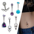 New Titanium Piercing Ring Women Statement Body Piercing Jewelry Belly Button Rings