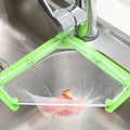Kitchen Corner Sink Strainer Drain Filter with Stand Heat Resistant Durable Plastic Multifunctional Eco-Friendly