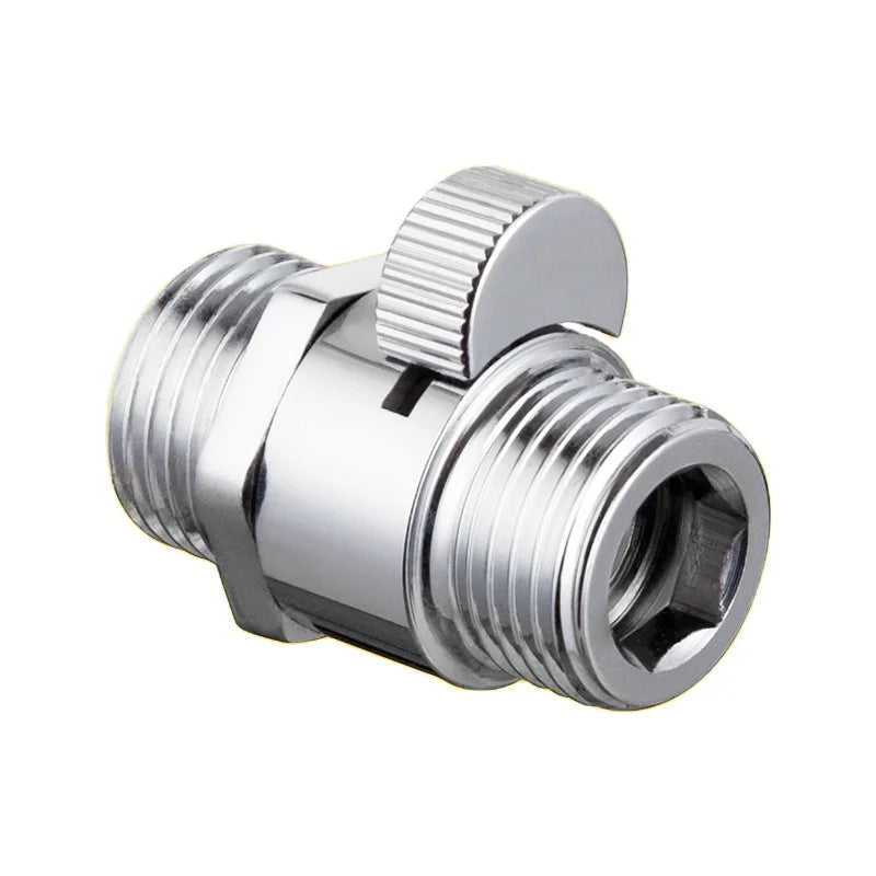 G1/2 Brass Connection Chrome Water Toilet Shattaf Bidet Sprayer Control On-off Angle Valve
