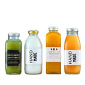 500ml Empty Juice Milk Beverage Glass Bottles Kombucha Glass Bottle with Screw Aluminium Cap