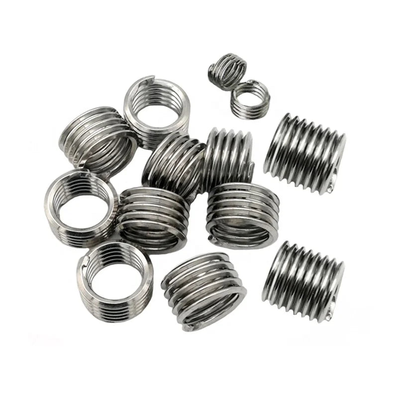 High Precision Tangless Thread Insert M12 Tailless Thread Insert Furniture Threaded Inserts Waterproof and Rust Resistant