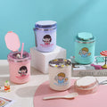 CLBX 2023 the Latest Stainless Steel 530ml Lunch Box with Spoon Straw Food Insulated Lunch Box Children's Leak-proof Lunch Box