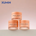 Wholesale Luxury Plastic Cosmetic Face Cream Containers White Silver High Cap with Shoulder Overlay Eye Cream Packaging Jars