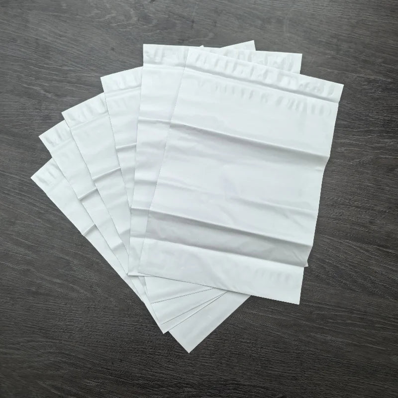 Matte Black Custom for Poly Mailer Bag with Strong Adhesion Glossy Black Logo for Clothing Shoes Fur Packaging Plastic Bags