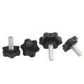 Wholesale Bakelite Black Knob Screws/plum Thumb Screw / Star Handle Bolt Five Star Plastic Head Handle Screw M6 M8 M10