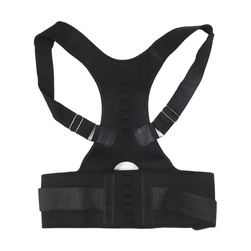 Bases  Fully Adjustable Posture Lumbar Support Belt Back Magnetic Posture Corrector Back Support