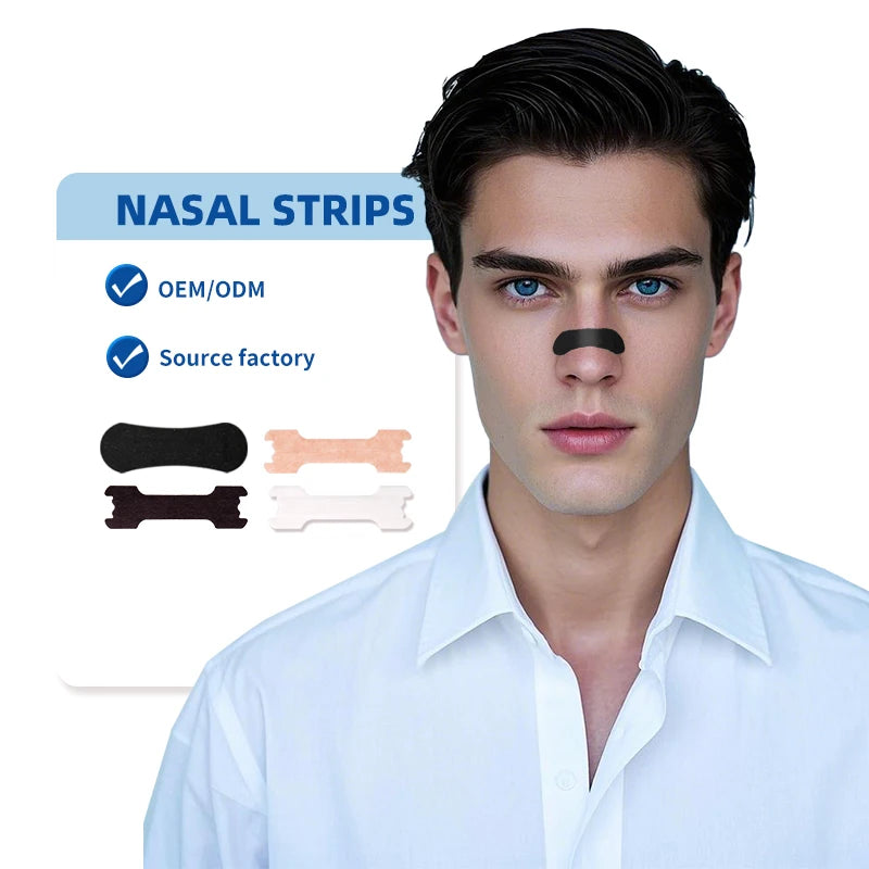 Wholesale Black Nasal Strips Better Breath Nasal Strips Relieve Nasal Congestion  Stop Snoring Good Sleep Stop Snoring Products