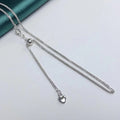 N45 50/60/70cm Manufacturer  925 Sterling Silver Gold Plated Chain 925  Necklace Silver Jewelry