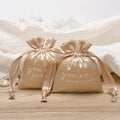 Custom Logo Luxury Jewelry Storage Small Silk Satin Drawstring Pouch Satin Dust Bag for Bracelets Purse Shoes Covers