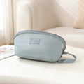 Luxury Female Bra Organizer Bag PU Square Underwear Pouch with Zipper Flat Open and Foldable Design Fashion Case for Travel