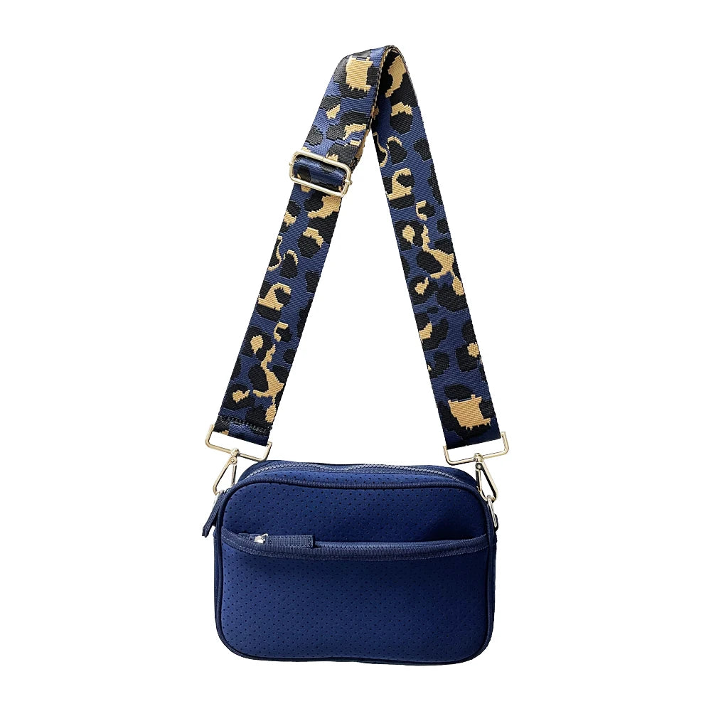 High Quality Neoprene Crossbody Shoulder Bags for Women Ladies Custom Print LOGO Belt Sling Bags