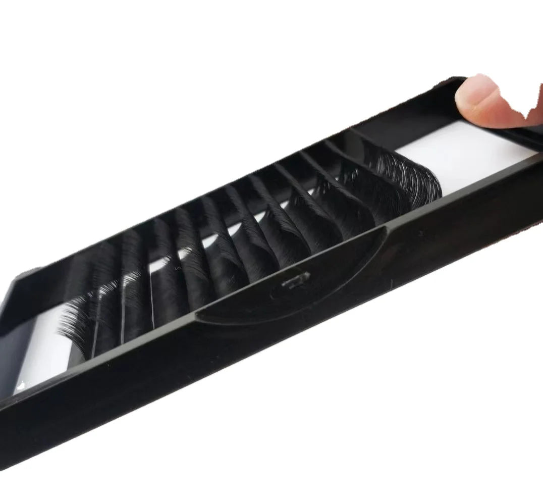 Soft Ellipse Flat Lash 0.10 0.15 0.20 Single Matte Black Lashes Extensions
