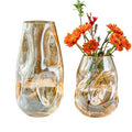 2023 New Arrival Nordic Geometric Modern Handmade Glass Vase for Home & Garden Flower Arrangements