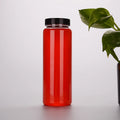 500ml PET Transparent Customized Plastic Pet Juice Coffee Tea Bottles with Cap