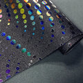 Fabric Leather Material for Bags Waterproof Decorative Belt Holographic Vinyl Laserable Embossed PU 3 Days Sample 1.0mm