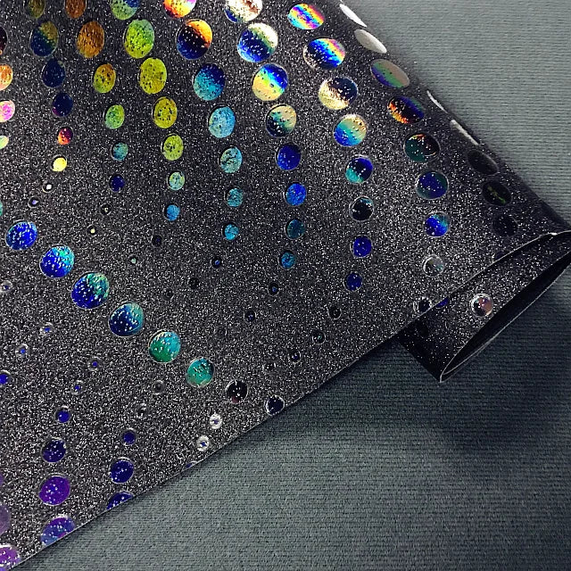 Fabric Leather Material for Bags Waterproof Decorative Belt Holographic Vinyl Laserable Embossed PU 3 Days Sample 1.0mm