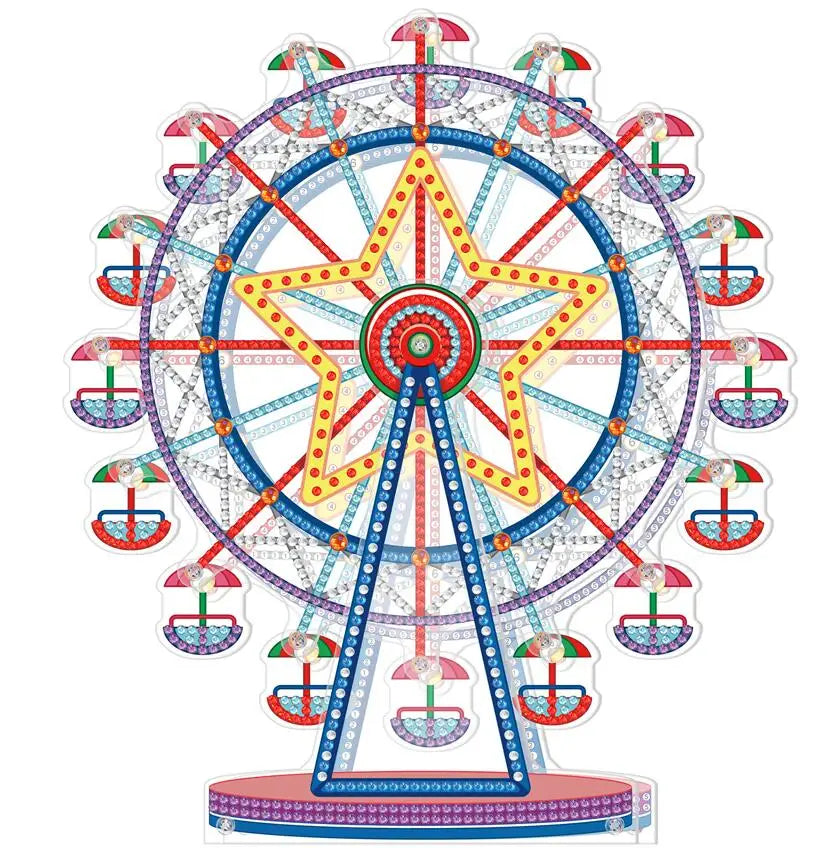 Latest Style of Ferris Wheel Boat Shape Creative Handmade DIY Diamond Painting Ferris Wheel Boat for Home Decoration