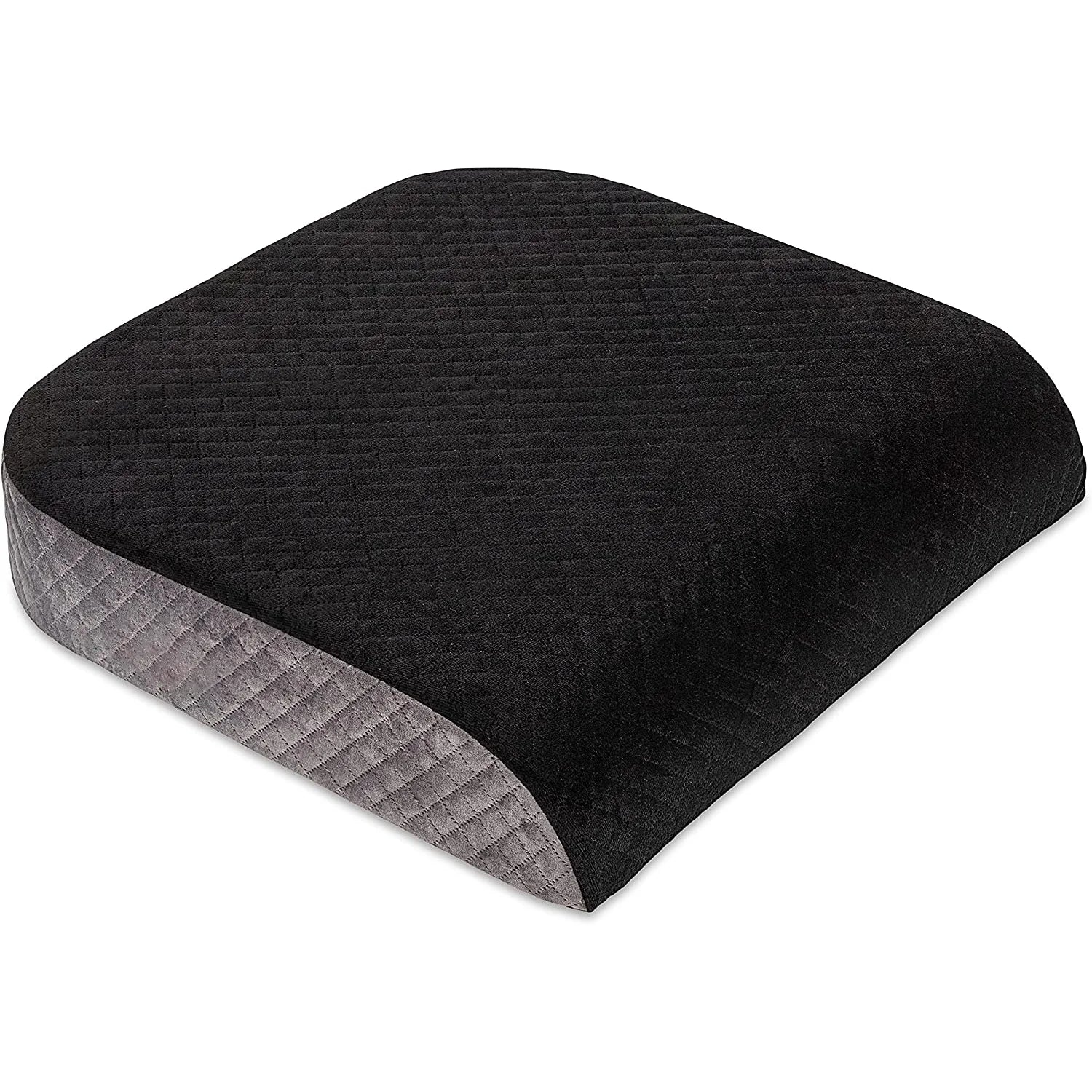 Stylish Plush Velvet Cover Extra Large X-Large Memory Foam Seat Cushion for Office Chair Car Wheelchair Cushion