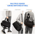 Black High Quality Lightweight Foldable Multifunctional Travel Duffle Gym Bag Waterproof with Big Capacity for Sport