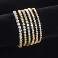 China Jewelry Factory Wholesale VVS Square Heart Moissanite 925 Sterling Silver Chain Gold Moissanite Tennis Chain Bracelet
