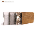 Easy Install Wood Marble Texture SPC Floor Skirting to Cover Tile Wall Skirting Line for Home Office Decoration