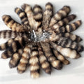 Manufacturers Wholesale American Raccoon Tail Pendant Big fox Tail Accessories Car Bag Pendant Key Ring
