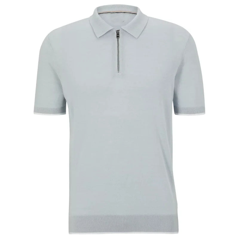 Factory New Style Linen Men Polo T-shirt Male Thin Sweater for Summer