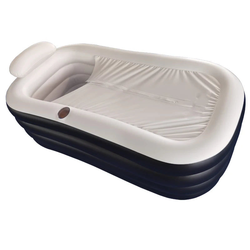 New Arrival Black PVC Bathtub Inflatable Hot Tubs Luxurious Bathtubs for Adult