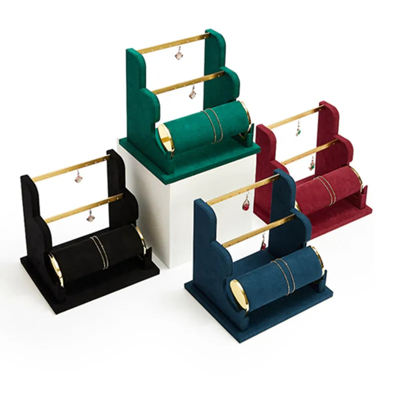 High End Luxury Multifunctional Metal Bracelet Earrings Jewelry Display Props for Jewelry Store
