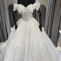 S0448H New Style Princess Temperament One-shoulder Beads fairy air Dream Fashion Best Selling Wedding Dress