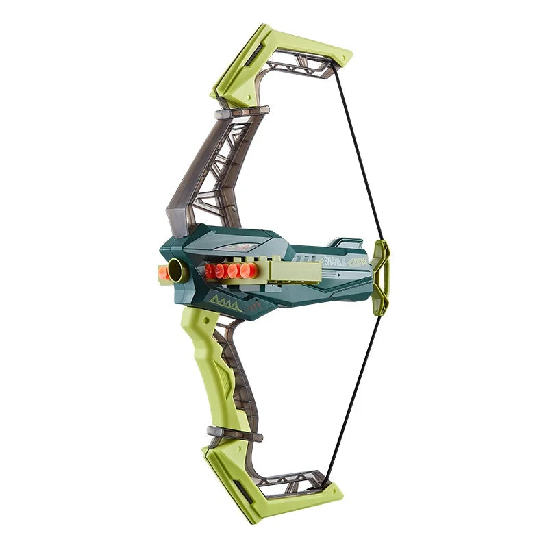 Outdoor Sports Kids Cartoon Semi Kids Bow and Arrow Archery Set Outdoor Game Toys Burst Soft Bullet Archery Toy Simulation Game