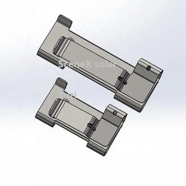 SceneX Solar SS-SCC-4S/2 Stainless Steel 304 4mm Wires 90 Degree Cable Fixed Clips for 2x4mmsq PV Cables 10 Year Warranty