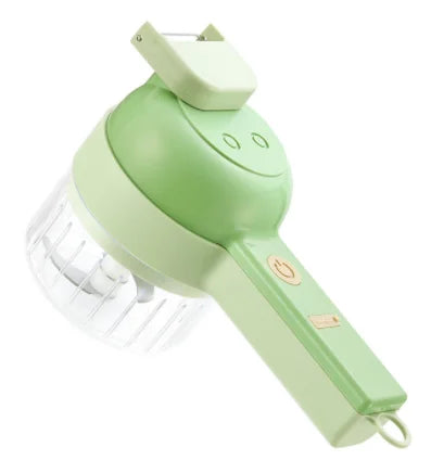 250ml Usb Charge Smart Meat Handheld Portable Rotating Vegetable Chopper Slicer 4 in 1 Electric Vegetable Cutter Set