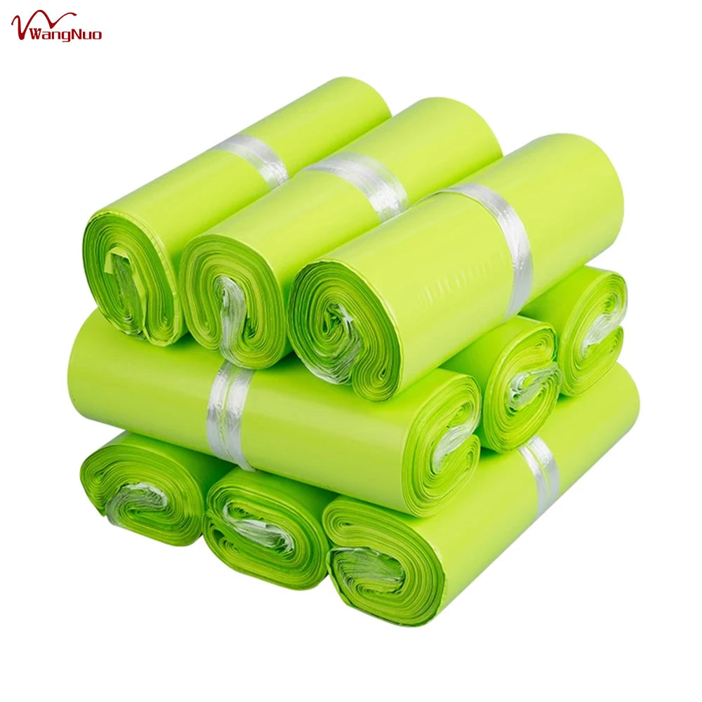 Custom Printed Blank Compostable Biodegradable Plastic Mail Bags Courier Packaging Bag