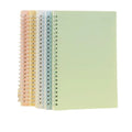 8.3 Inch X 5.9 Inch A5 Spiral Notebook Thick Plastic Hardcover 7mm College Ruled 4 Color 80 Sheets-160 Pages Journals School