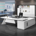 LBZ11Executive Desk Wooden Durable Office Table Wooden L Shape Corner ManagerBoss Furniture Business Desks