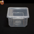 11x11x7cm Reptile Plastic PP PVC Breeding Feeding Box Hot Sale Special Design Plastic Reptile Cage