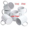 Top Quality Grade a 15oz White Coffee Cup Sublimation Ceramic Mug
