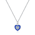 Wholesale Lovely Enamel Heart Necklace S925 Sliver Necklace Jewelry Chain Gift for Woman