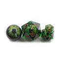 Custom 50mm Dragon Eye Resin RPG Dice New Liquid Core Single Dice for DND Dragon Dungeon Game Sharp Polyhedron Mobile