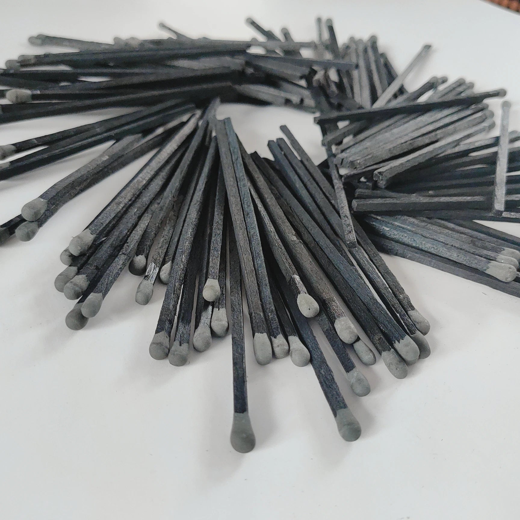 Eco-Friendly Safety Matches for Classic Style Factory Wholesale Price Long Bulk Color Black Stick Grey Tip Printing